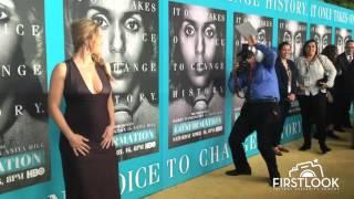 Erika Christensen arrives at the premiere of HBO's Confirmation