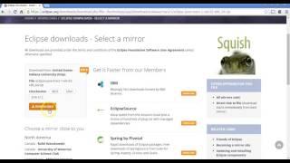 Downloading and Extracting Eclipse IDE