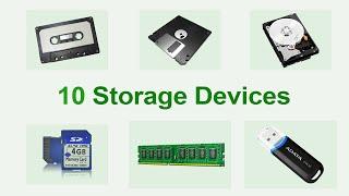 10 names of storage devices | storage devices of computer