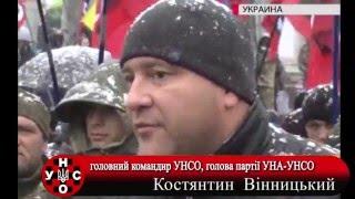 Віче УНА-УНСО на Майдані Незалежності, м. Київ, 29 листопада 2015 р.