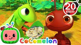 The Ant and the Grasshopper 20 MIN LOOP  | CoComelon Nursery Rhymes & Kids Songs | Animal Songs