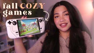  8 COZIEST Games to Play this Fall! (nintendo switch + pc)