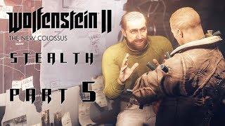 Wolfenstein 2 The New Colossus STEALTH Walkthrough Gameplay Part 5 – ROSWELL