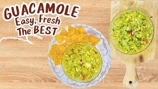 Cara Membuat Guacamole| HOW TO MAKE EASY  & FRESH GUACAMOLE #recipeguacamole