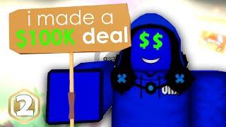 $1 into $1,000,000 Robux in 7 Days - Part 2 (Pls Donate )