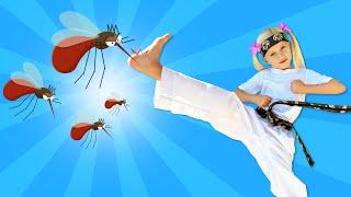 Mosquito, Go Away! | Good Habits for Kids with Katya and Dima