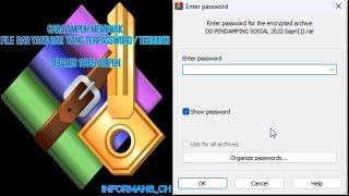 Cara Membuka RAR Terkunci oleh Password tanpa Aplikasi