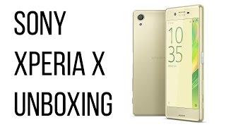 Sony Xperia X unboxing