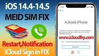 March 2021 GSM MEID SIM FIX ICLOUD LOCK,Notifications,Restart,iCloud Sign In Lifetime FIX,Any iOS