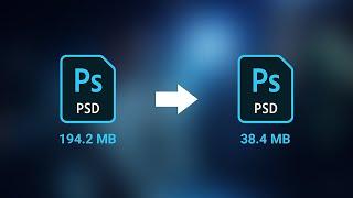 10 Quick Ways to Reduce Photoshop File Size!