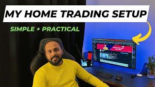 My Simple Home Trading Setup |trading setup at home for beginners