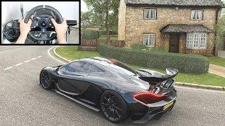 Forza Horizon 4 McLaren P1 (Steering Wheel + Paddle Shifter) Gameplay