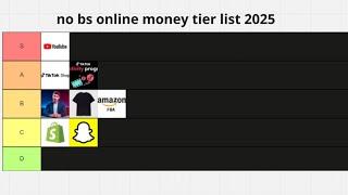 ranking the best ways to make money online in 2025