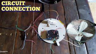 Sec table fan circuit connection | table fan speed controller