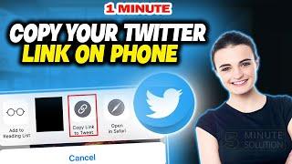 How to copy your twitter link on phone 2024 (Quick & Easy)