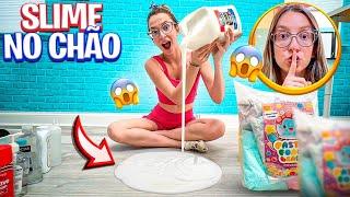  FIZ SLIME NO CHÃO ESCONDIDO DA MINHA MÃE