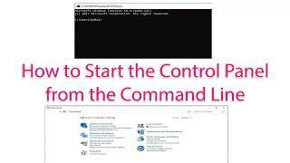 How to Start the Control Panel from the Command Line