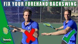 FIX your Forehand Backswing (FAST) : TENNIS FOREHAND