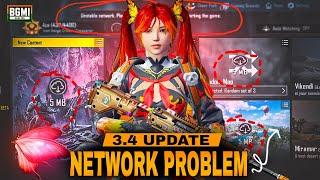 Unstable network Please try a different network or restarting  !bgmi