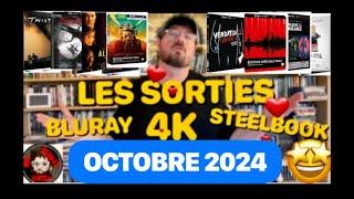 L’ACTUALITÉ DES SORTIES BLURAY, STEELBOOK , 4K DU MOIS D’OCTOBRE 2024 • COUPS DE CŒUR, CURIOSITÉS…