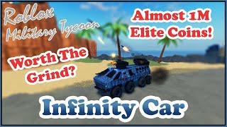 Infinity Car, Almost At A Million Coin Mark, Military Tycoon Roblox
