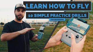 Learn How To Fly A Drone | 10 Simple Practice Drills For Beginners + PDF Guide