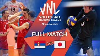  SRB vs.  JPN - Full Match | Men’s Preliminary Phase Match | VNL 2019