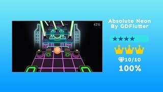 (Rolling Sky Remake) Level 47 - Absolute Neon by GDFlutter