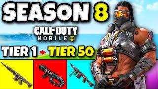 *NEW* SEASON 8 BATTLE PASS MAXED OUT in COD MOBILE 