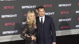 Molly Sims and Scott Stuber at Bright Premiere in Los Angeles