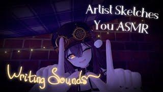 Silent Art Student Sketches You~ | VRChat 3Dio ASMR