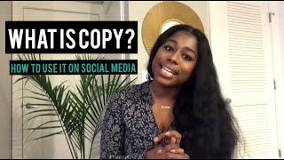 What is Copy? And How To Use It On Social Media!