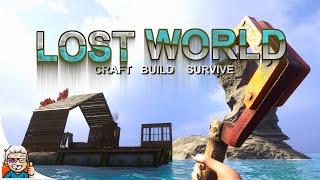 LOST WORLD | Schicker RAFT KLON oder BILLIGE KOPIE ?! CRAFT & BUILD Survival Game | Gameplay Deutsch