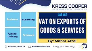 UAE VAT: VAT On Export of Goods and Services I Direct & Indirect Export I Official & commercial Docs