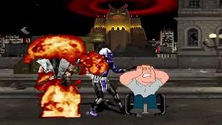 NICK54222 MUGEN: Smoke MK2 & Cyborg Smoke UMK3 VS Joe Swanson