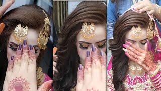 Advance Bridal Hairstyle Step By Step | Easy & Beautiful Bridal Hairstyle