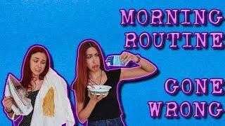 Morning Routine Gone Wrong| DoubleTroubleTube