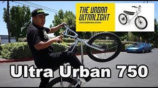 Unboxing the NEW Ultra Urban 750 ZOOZ E-Bike! *THE TOP SPEED IS INSANE*