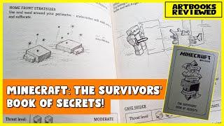 Minecraft The Survivors' Book of Secrets Official Minecraft Book from Mojang bookflip | 4k