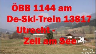 ÖBB 1144 am "De Ski Trein" 13817 Utrecht - Zell am See mit ex. SNCF- Speisewagen bei EETC!