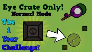 Surviv.io Eye Crate Only Challenge In NORMAL MODE! The Year Long Challenge... (Surviv.io Challenge)