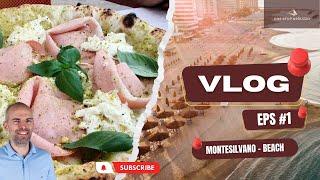 VLOG Episode 1: Life in Abruzzo Italy | Going for a Seaside Walk and Pizza in Montesilvano