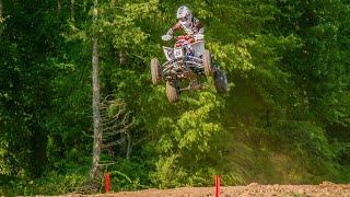 Andrix Beland Destroying Briarcliff MX on his Super Mini!