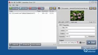 FM GIF To PDF Converter Free demonstration