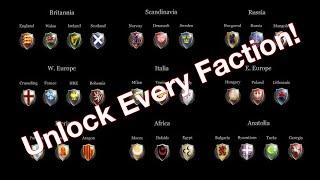 How To Unlock All Campaign Factions - Medieval 2 Total War