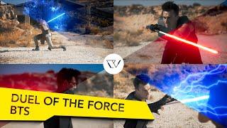 EPIC BEFORE AND AFTER VFX COMPARISON - STAR WARS DUEL OF THE FORCE