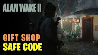 Gift Shop Safe Code - Open the Safe in Coffee World Gift Shop | Alan Wake 2