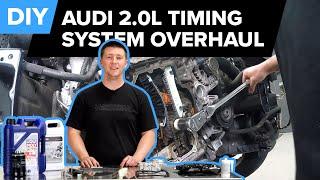 Audi Timing Chain & Timing System Replacement DIY (Audi 2.0T CAEB, CPMA, CPMB, CHJA Engines)