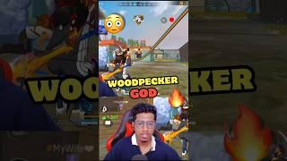 Woodpecker Headshot  Overpower Mode  #freefire #akshayakz #shorts