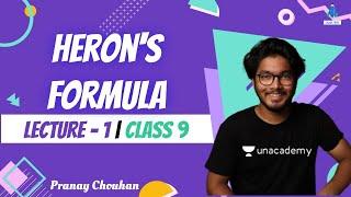 CBSE Class 9: Heron's Formula L1 | Maths | Just 9th | Pranay Chouhan